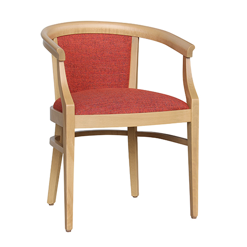Aged Care Dining Rebecca Chair, angle view
